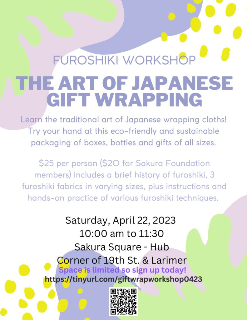 Furoshiki Workshop 4.22.23